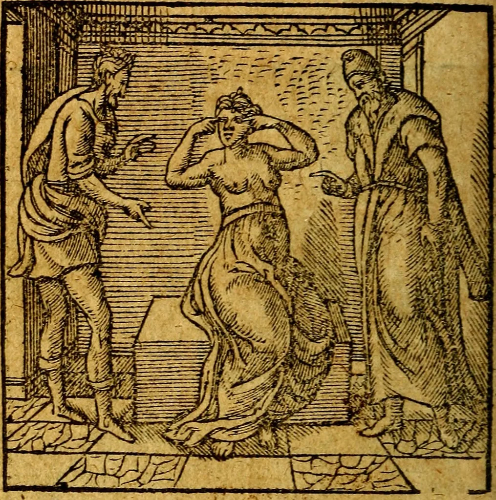 An illustration from Emblemata V.C. Andreae Alciati Mediolanensis iurisconsulti : cum facili & compendiosa explicatione, qua obscura illustrantur, dubiaq́ue omnia soluuntur,, 1622, leaf 237