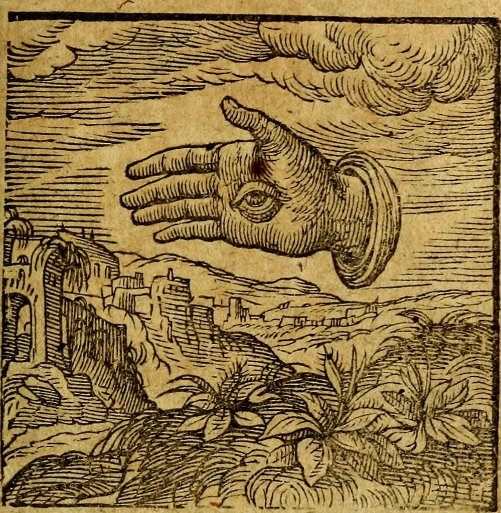 An illustration from Emblemata V.C. Andreae Alciati Mediolanensis iurisconsulti : cum facili & compendiosa explicatione, qua obscura illustrantur, dubiaq́ue omnia soluuntur,, 1622, leaf 36
