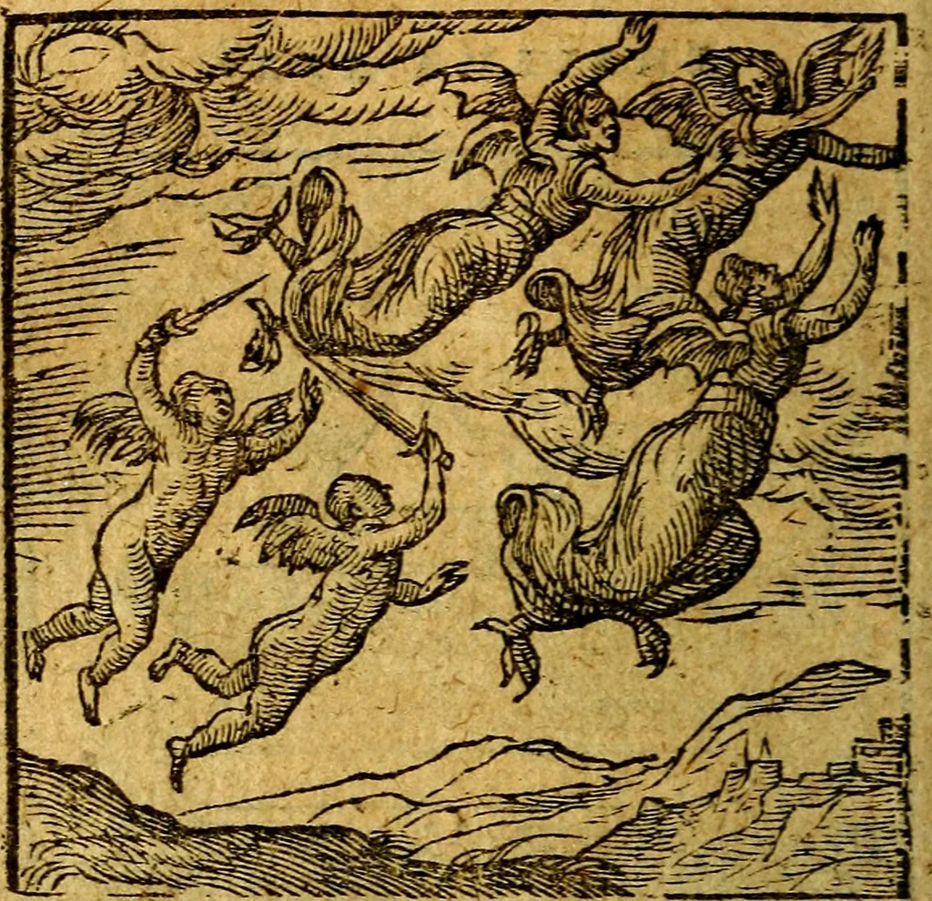 An illustration from Emblemata V.C. Andreae Alciati Mediolanensis iurisconsulti : cum facili & compendiosa explicatione, qua obscura illustrantur, dubiaq́ue omnia soluuntur,, 1622, leaf 53