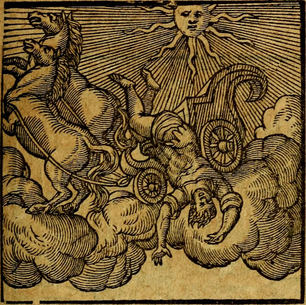 An illustration from Emblemata V.C. Andreae Alciati Mediolanensis iurisconsulti : cum facili & compendiosa explicatione, qua obscura illustrantur, dubiaq́ue omnia soluuntur,, 1622, leaf 78