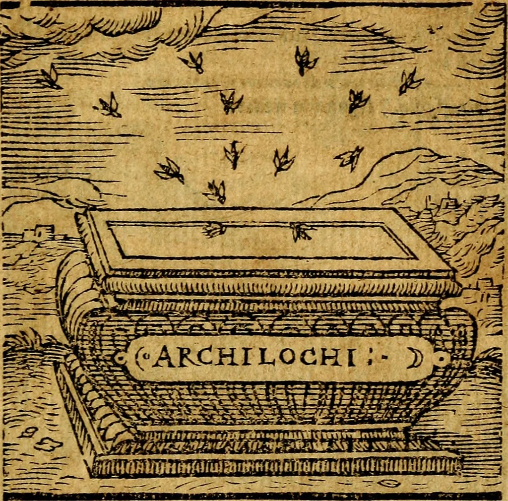 An illustration from Emblemata v. c. Andreae Alciati Mediolanensis iurisconsulti : cum facili & compe[n]diosa explicatione, qua obscura illustrantur, dubiáque omnia solvuntur, 1584, leaf 126