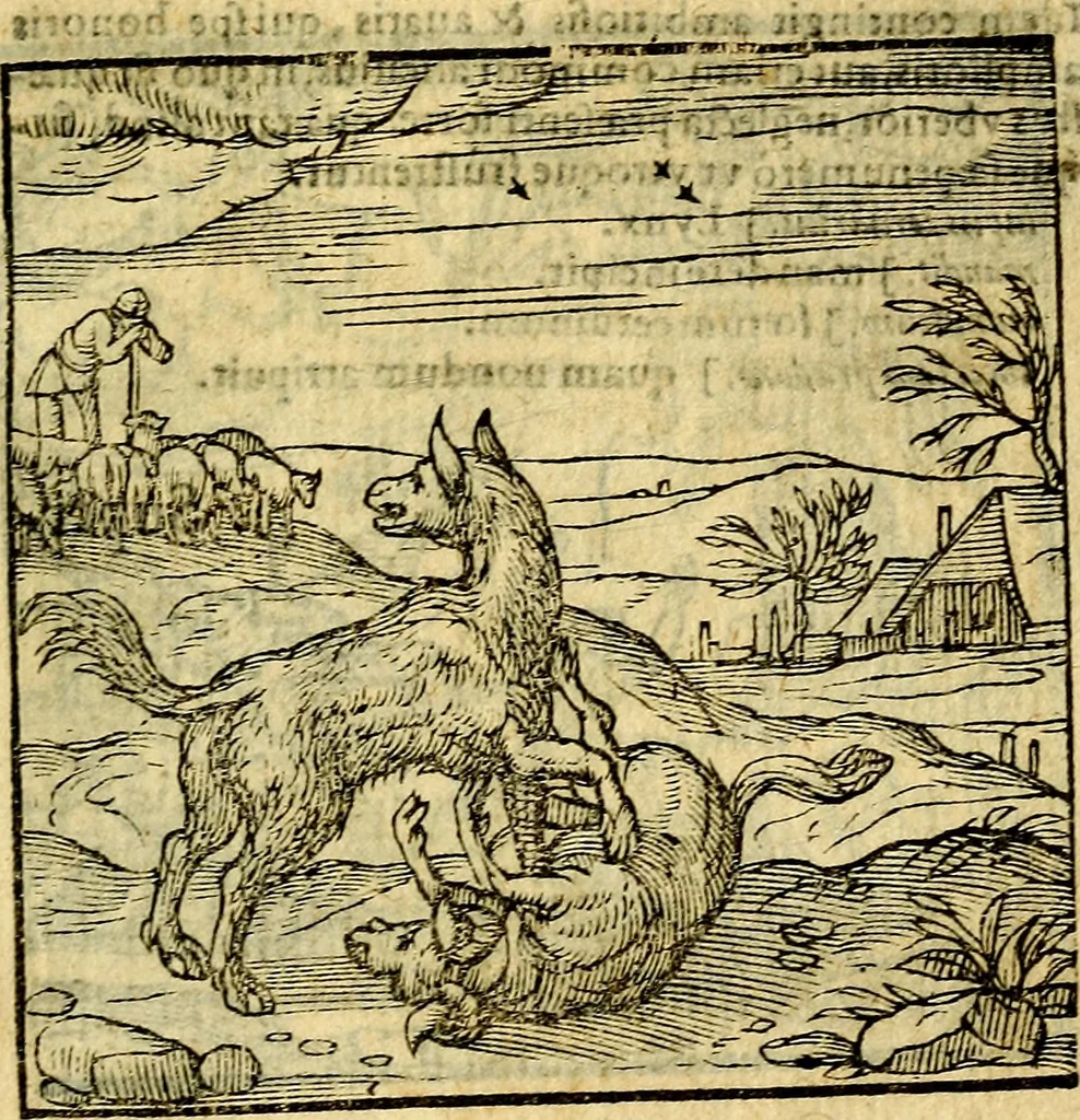 An illustration from Emblemata v. c. Andreae Alciati Mediolanensis iurisconsulti : cum facili & compe[n]diosa explicatione, qua obscura illustrantur, dubiáque omnia solvuntur, 1584, leaf 156