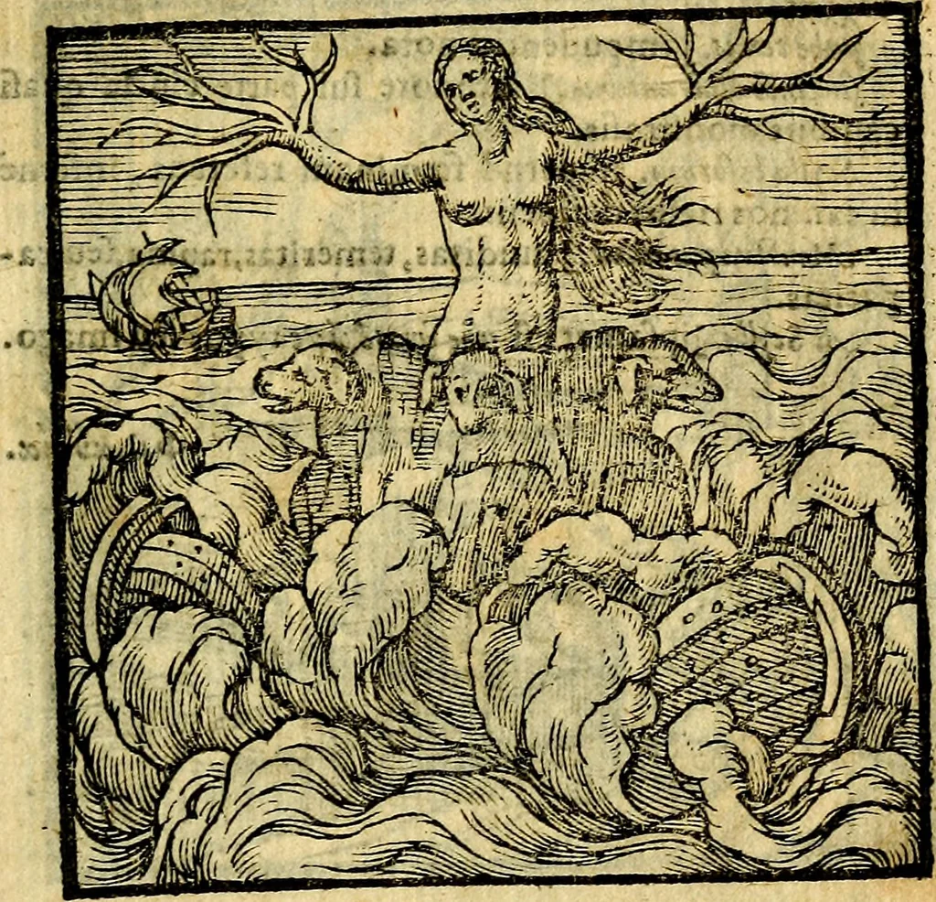 An illustration from Emblemata v. c. Andreae Alciati Mediolanensis iurisconsulti : cum facili & compe[n]diosa explicatione, qua obscura illustrantur, dubiáque omnia solvuntur, 1584, leaf 160