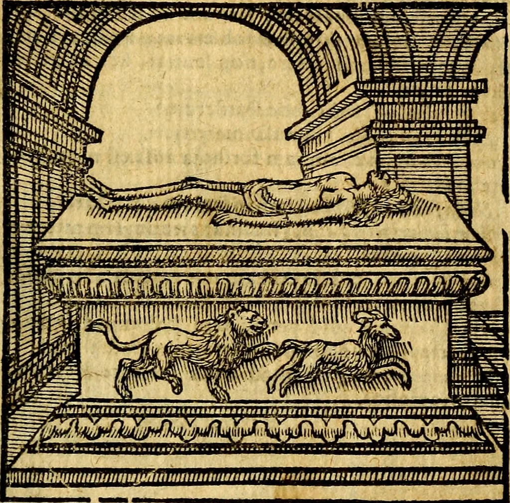An illustration from Emblemata v. c. Andreae Alciati Mediolanensis iurisconsulti : cum facili & compe[n]diosa explicatione, qua obscura illustrantur, dubiáque omnia solvuntur, 1584, leaf 172