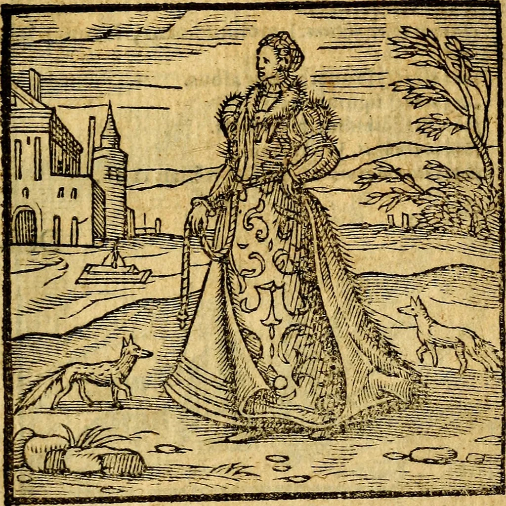 An illustration from Emblemata v. c. Andreae Alciati Mediolanensis iurisconsulti : cum facili & compe[n]diosa explicatione, qua obscura illustrantur, dubiáque omnia solvuntur, 1584, leaf 182