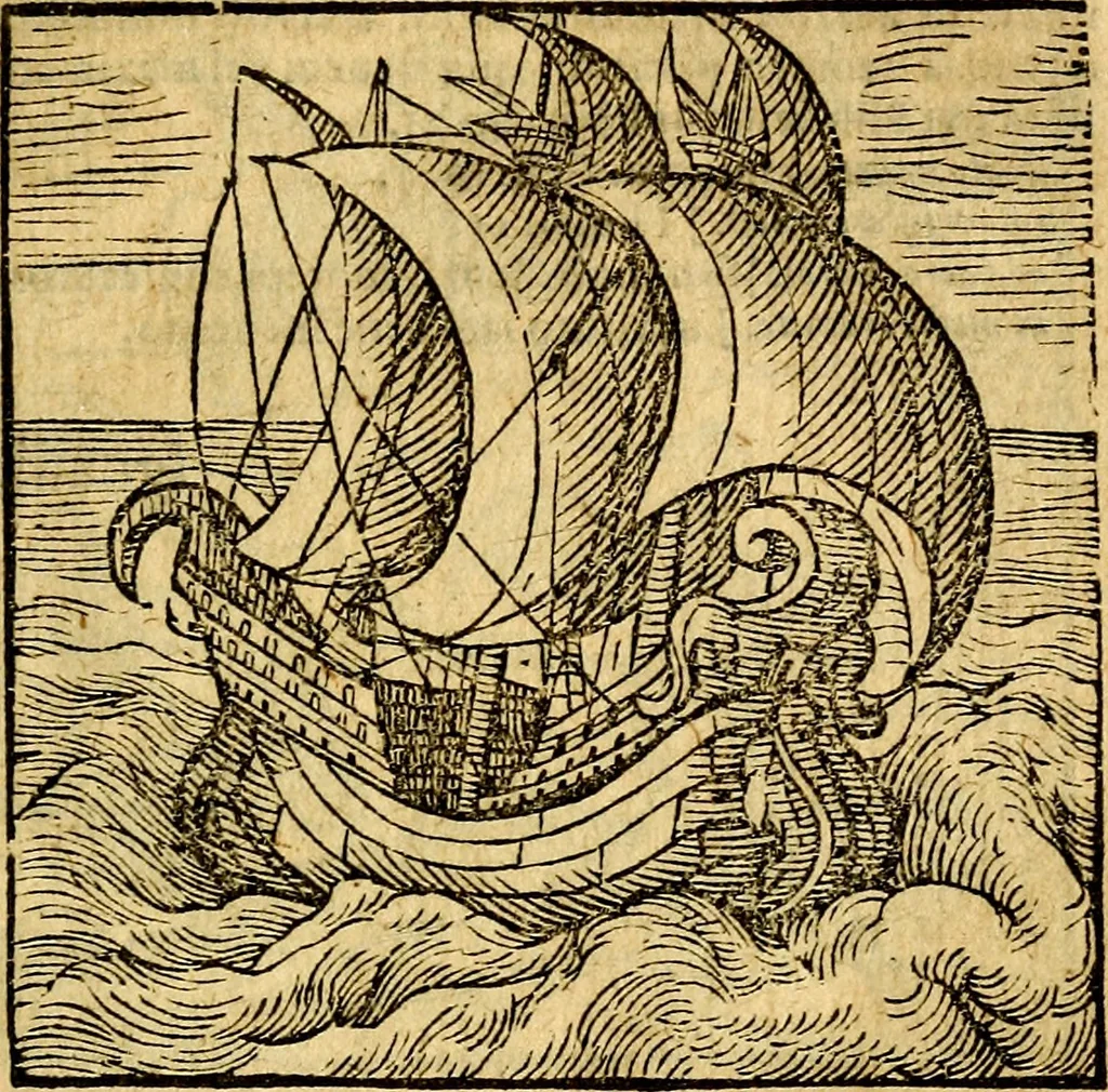 An illustration from Emblemata v. c. Andreae Alciati Mediolanensis iurisconsulti : cum facili & compe[n]diosa explicatione, qua obscura illustrantur, dubiáque omnia solvuntur, 1584, leaf 188