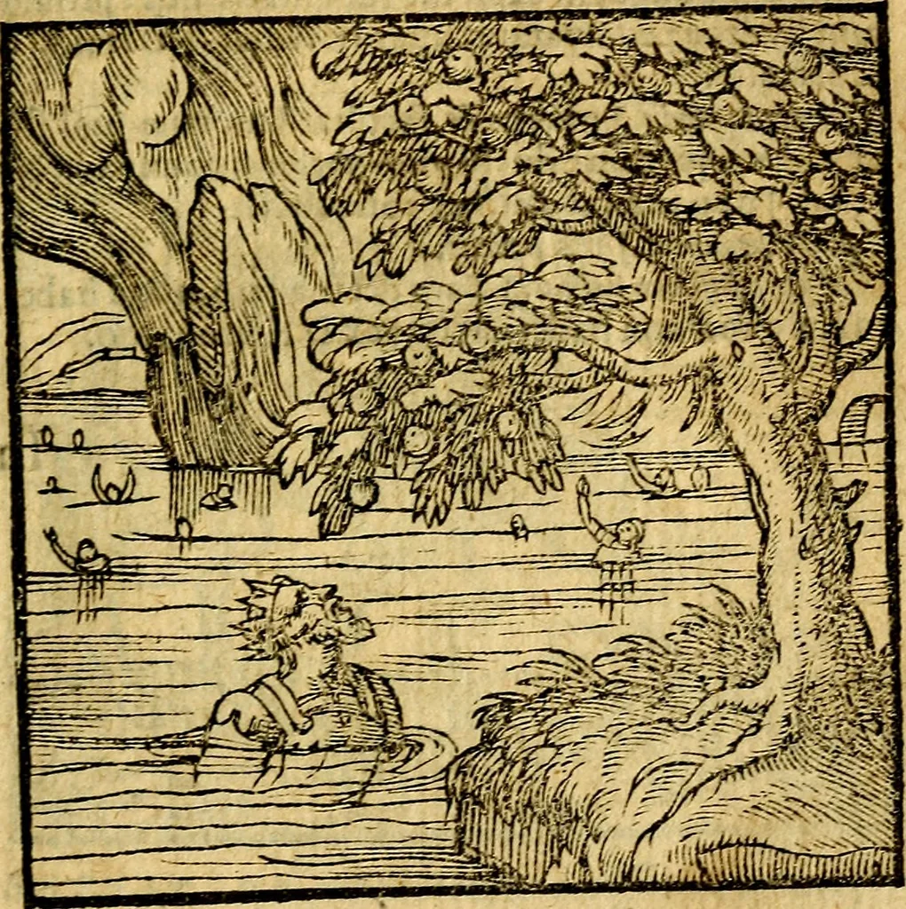 An illustration from Emblemata v. c. Andreae Alciati Mediolanensis iurisconsulti : cum facili & compe[n]diosa explicatione, qua obscura illustrantur, dubiáque omnia solvuntur, 1584, leaf 192
