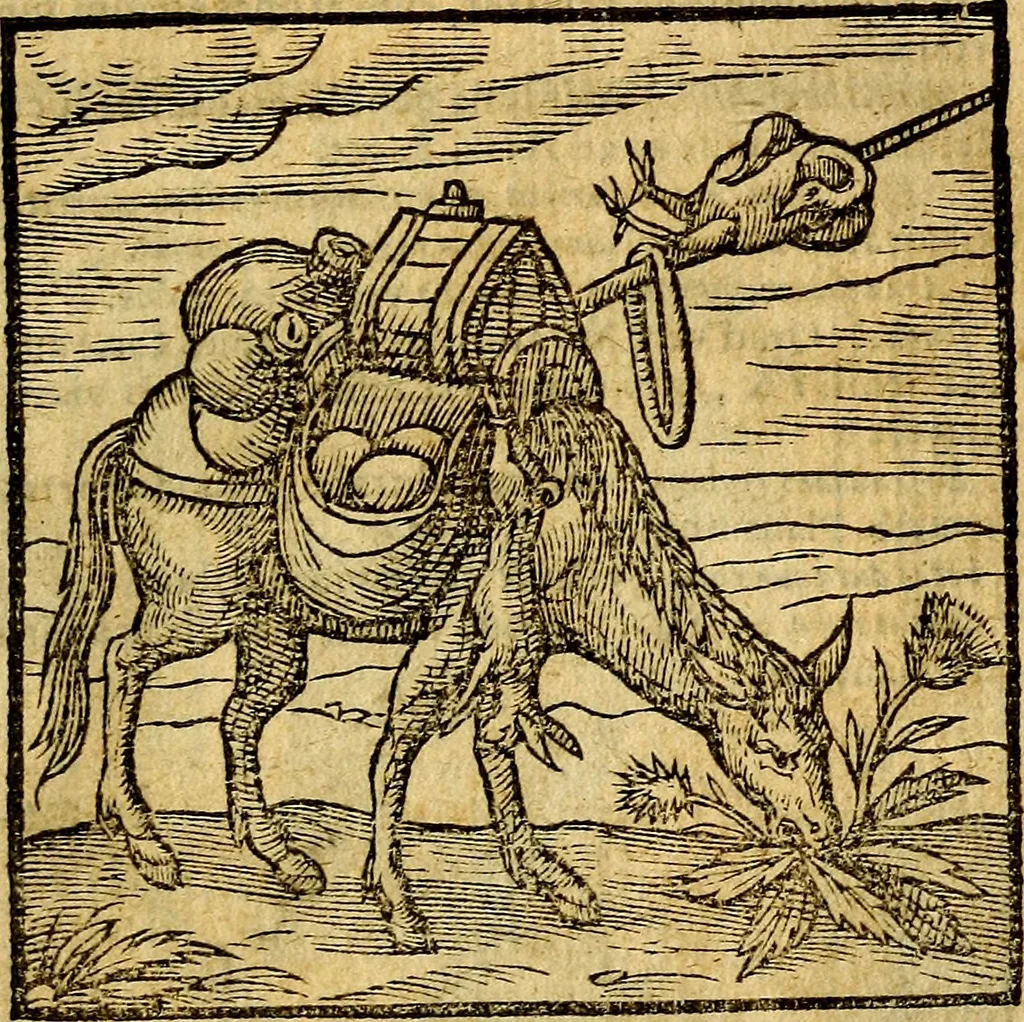 An illustration from Emblemata v. c. Andreae Alciati Mediolanensis iurisconsulti : cum facili & compe[n]diosa explicatione, qua obscura illustrantur, dubiáque omnia solvuntur, 1584, leaf 194