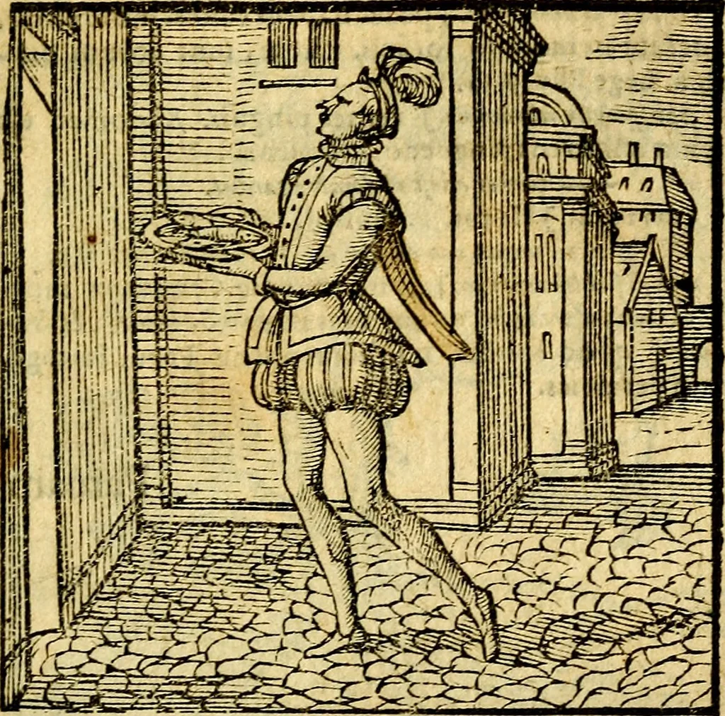 An illustration from Emblemata v. c. Andreae Alciati Mediolanensis iurisconsulti : cum facili & compe[n]diosa explicatione, qua obscura illustrantur, dubiáque omnia solvuntur, 1584, leaf 208