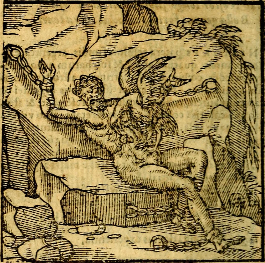 An illustration from Emblemata v. c. Andreae Alciati Mediolanensis iurisconsulti : cum facili & compe[n]diosa explicatione, qua obscura illustrantur, dubiáque omnia solvuntur, 1584, leaf 229
