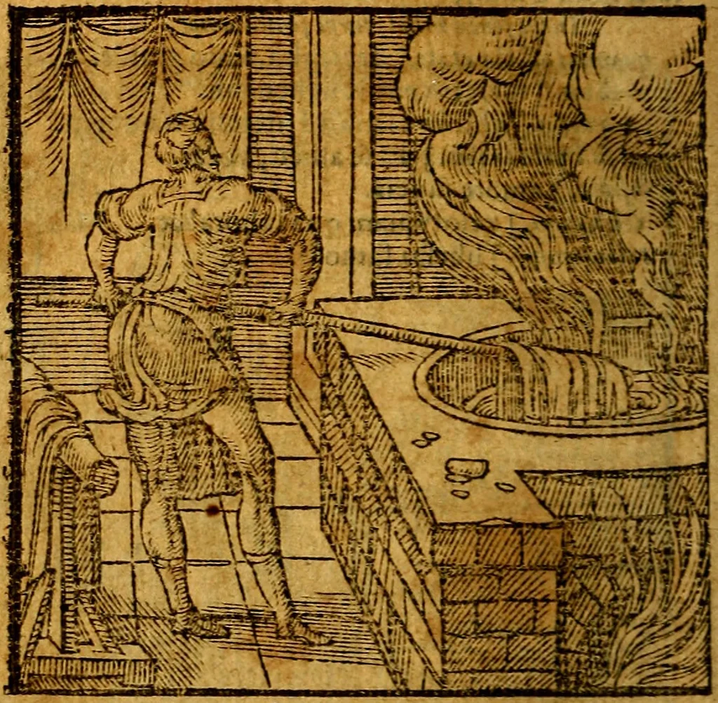 An illustration from Emblemata v. c. Andreae Alciati Mediolanensis iurisconsulti : cum facili & compe[n]diosa explicatione, qua obscura illustrantur, dubiáque omnia solvuntur, 1584, leaf 261
