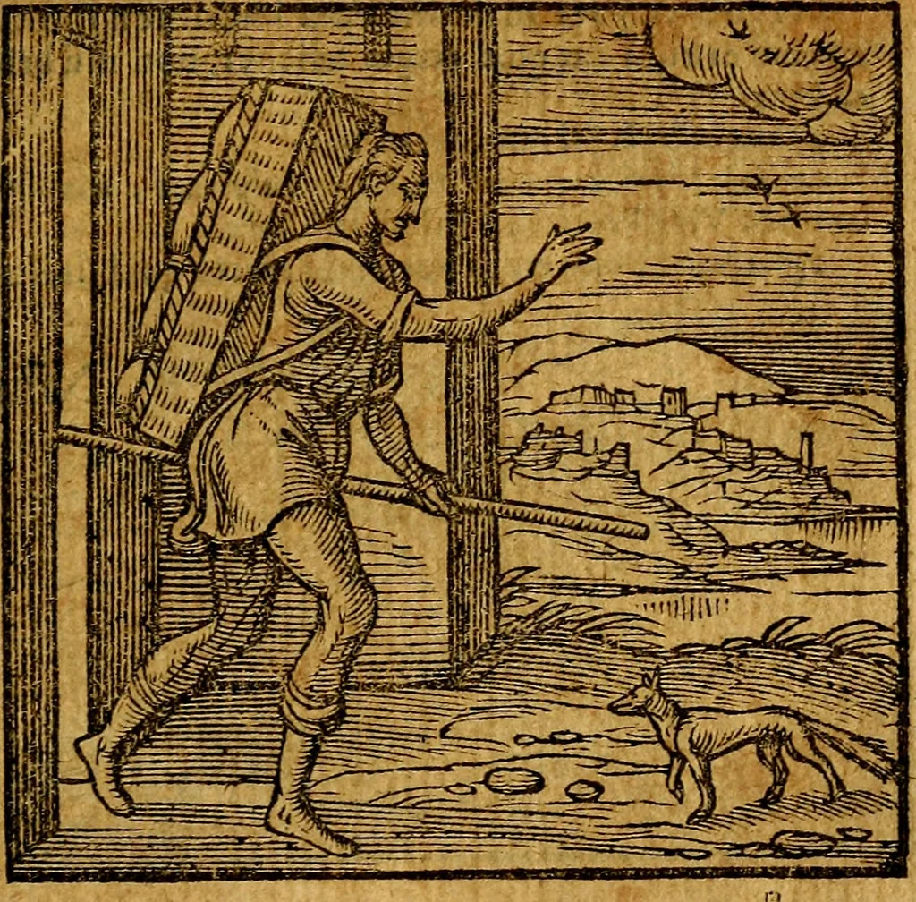 An illustration from Emblemata v. c. Andreae Alciati Mediolanensis iurisconsulti : cum facili & compe[n]diosa explicatione, qua obscura illustrantur, dubiáque omnia solvuntur, 1584, leaf 280