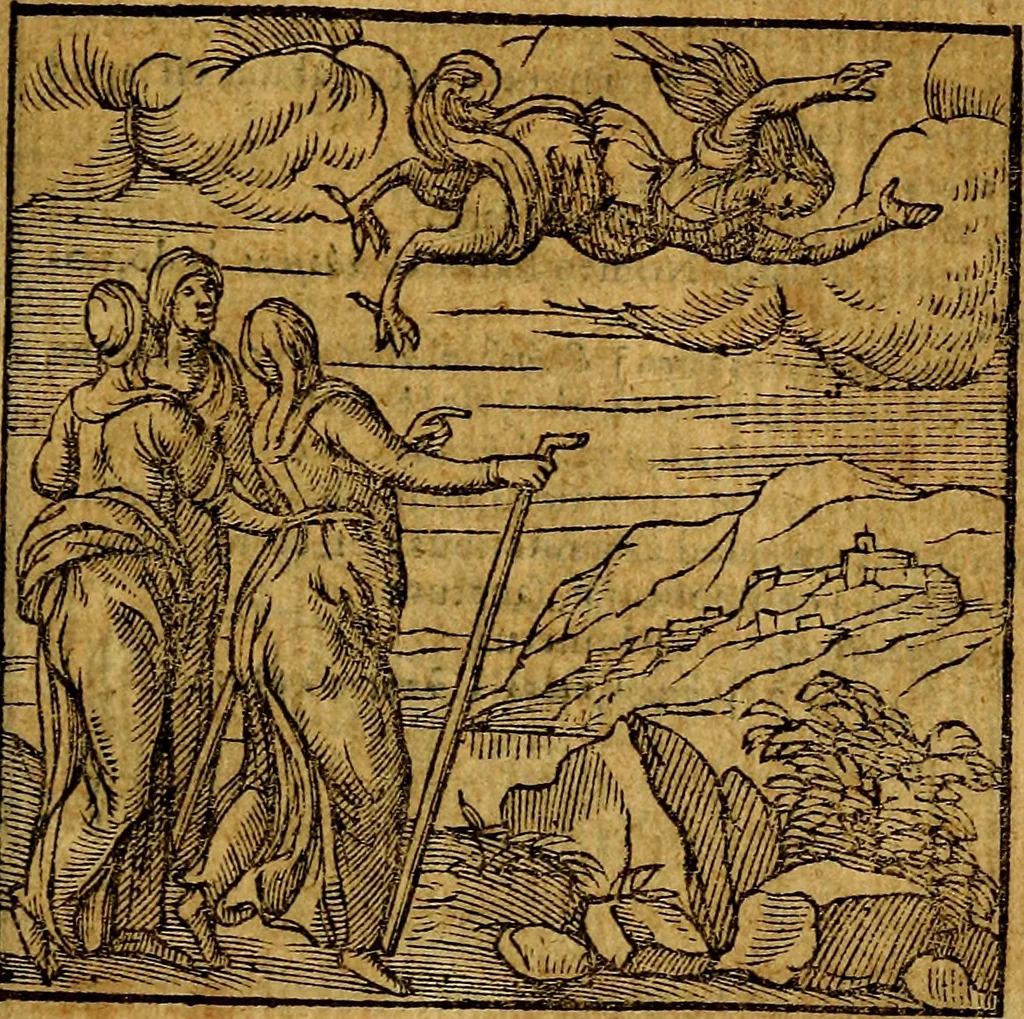 An illustration from Emblemata v. c. Andreae Alciati Mediolanensis iurisconsulti : cum facili & compe[n]diosa explicatione, qua obscura illustrantur, dubiáque omnia solvuntur, 1584, leaf 288