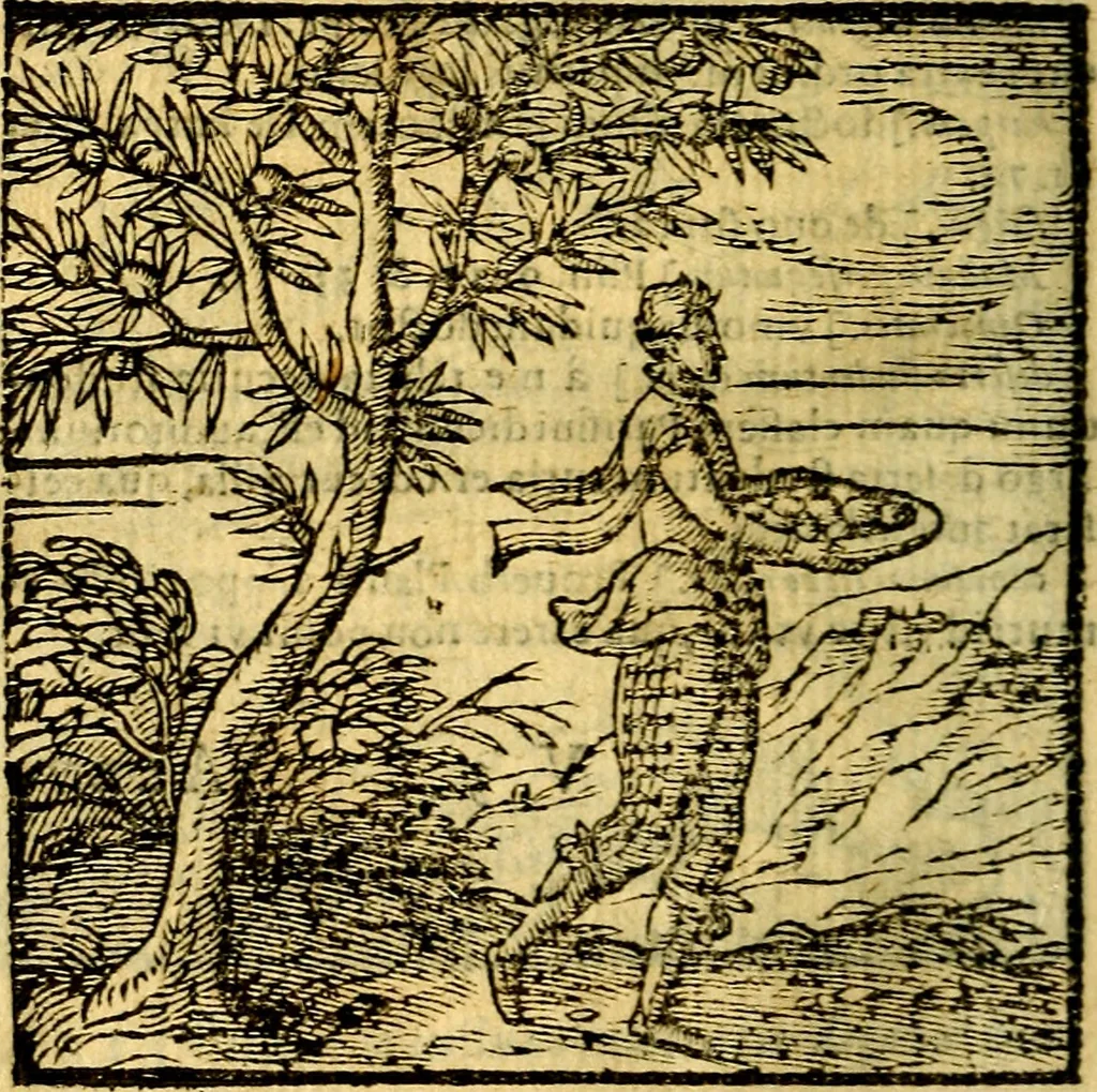 An illustration from Emblemata v. c. Andreae Alciati Mediolanensis iurisconsulti : cum facili & compe[n]diosa explicatione, qua obscura illustrantur, dubiáque omnia solvuntur, 1584, leaf 313