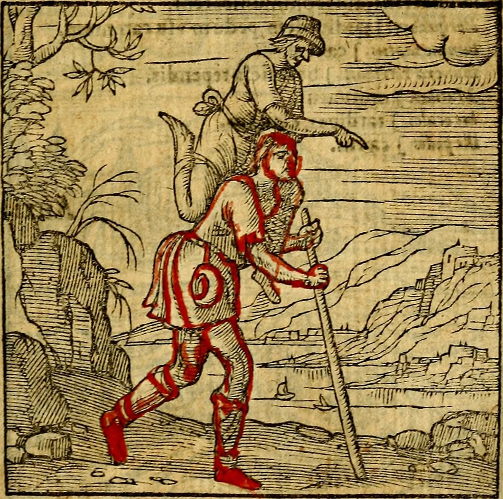 An illustration from Emblemata v. c. Andreae Alciati Mediolanensis iurisconsulti : cum facili & compe[n]diosa explicatione, qua obscura illustrantur, dubiáque omnia solvuntur, 1584, leaf 348
