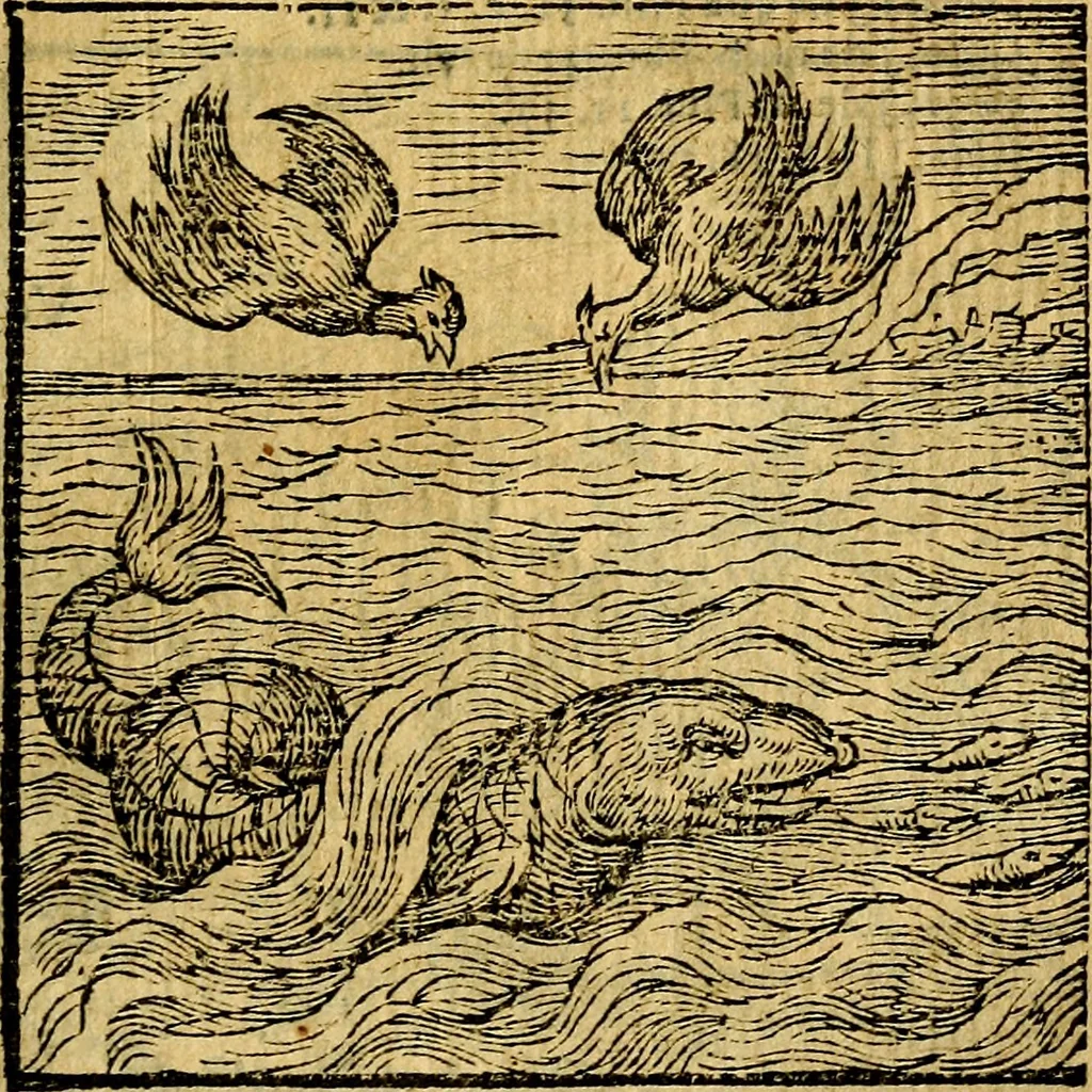 An illustration from Emblemata v. c. Andreae Alciati Mediolanensis iurisconsulti : cum facili & compe[n]diosa explicatione, qua obscura illustrantur, dubiáque omnia solvuntur, 1584, leaf 366