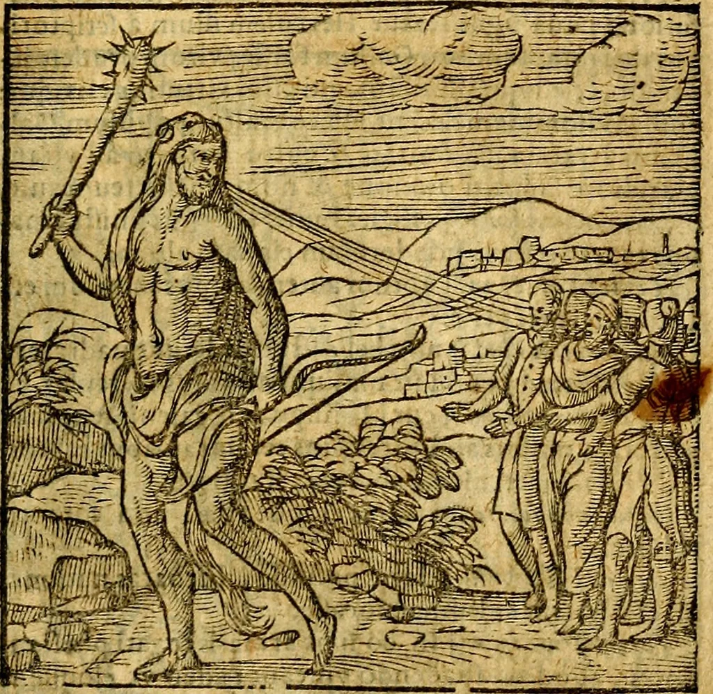 An illustration from Emblemata v. c. Andreae Alciati Mediolanensis iurisconsulti : cum facili & compe[n]diosa explicatione, qua obscura illustrantur, dubiáque omnia solvuntur, 1584, leaf 388