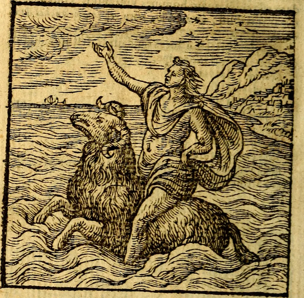 An illustration from Emblemata v. c. Andreae Alciati Mediolanensis iurisconsulti : cum facili & compe[n]diosa explicatione, qua obscura illustrantur, dubiáque omnia solvuntur, 1584, leaf 409