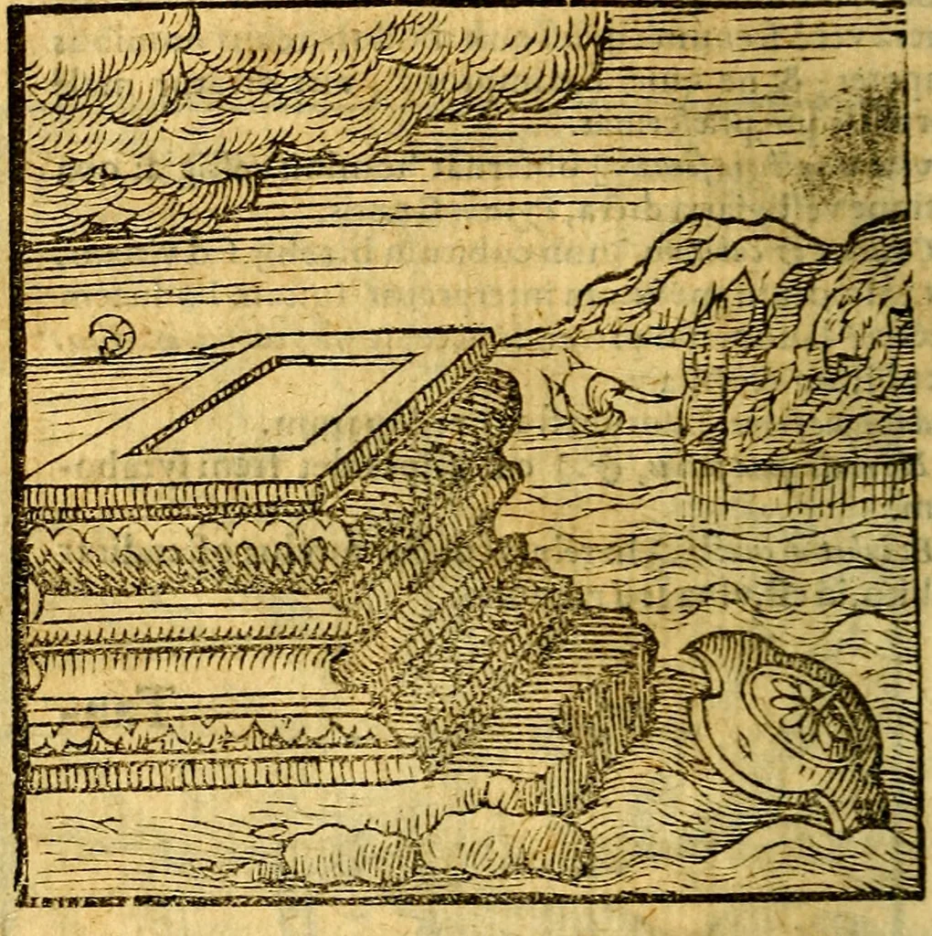 An illustration from Emblemata v. c. Andreae Alciati Mediolanensis iurisconsulti : cum facili & compe[n]diosa explicatione, qua obscura illustrantur, dubiáque omnia solvuntur, 1584, leaf 79
