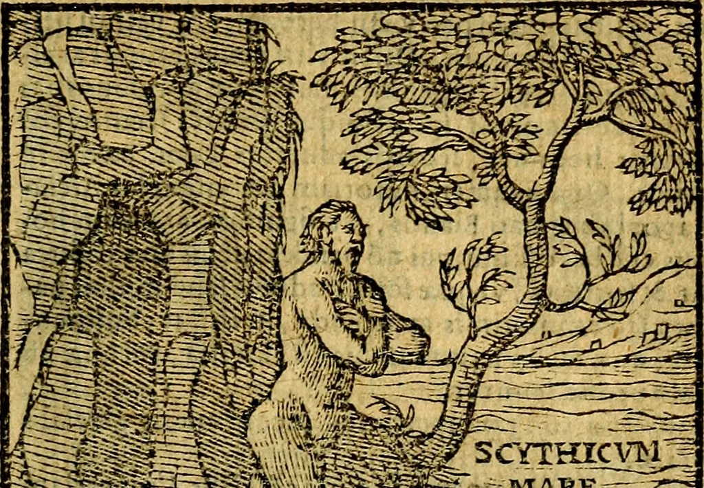 An illustration from Emblemata v. c. Andreae Alciati Mediolanensis iurisconsulti : cum facili & compe[n]diosa explicatione, qua obscura illustrantur, dubiáque omnia solvuntur, 1584, leaf 98
