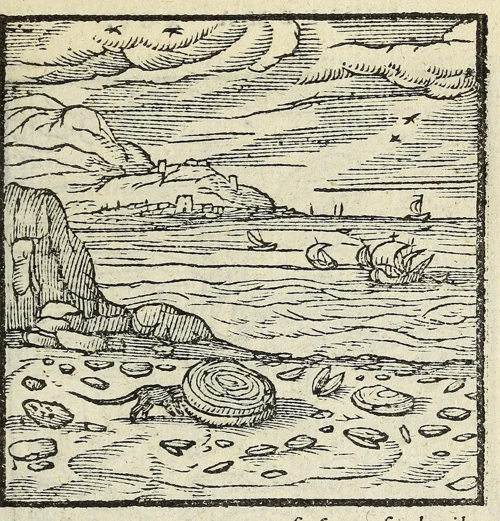 An illustration from Emblemata V.C. Andreæ Alciati Mediolanensis ivrisconsvlti : cum facii & compendiosa explicatione, quâ obscura illustrantur, dubiaq́ue omnia soluuntur, 1648, leaf 109