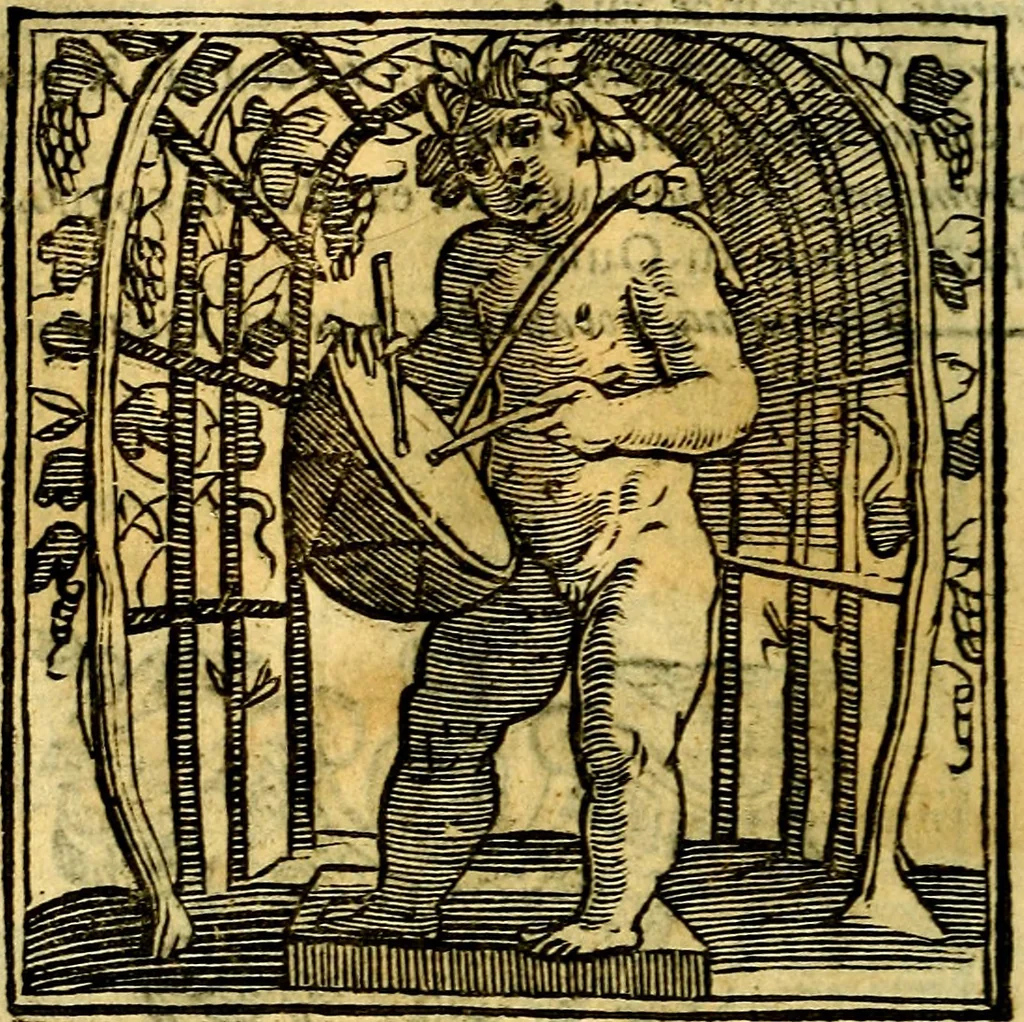 An illustration from Emblemata v. cl. Andreae Alciati : cū imaginibus plerisque restitutis ad mentem auctoris, 1618, leaf 101