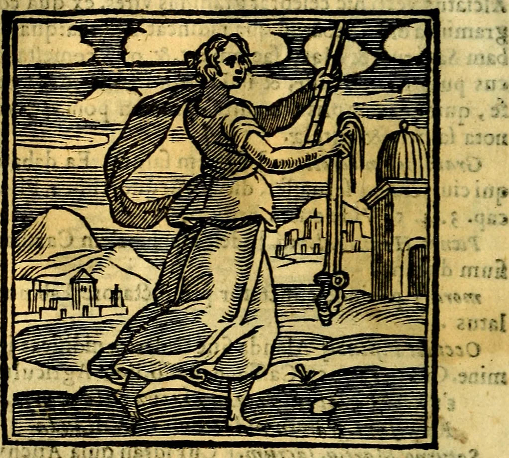 An illustration from Emblemata v. cl. Andreae Alciati : cū imaginibus plerisque restitutis ad mentem auctoris, 1618, leaf 107