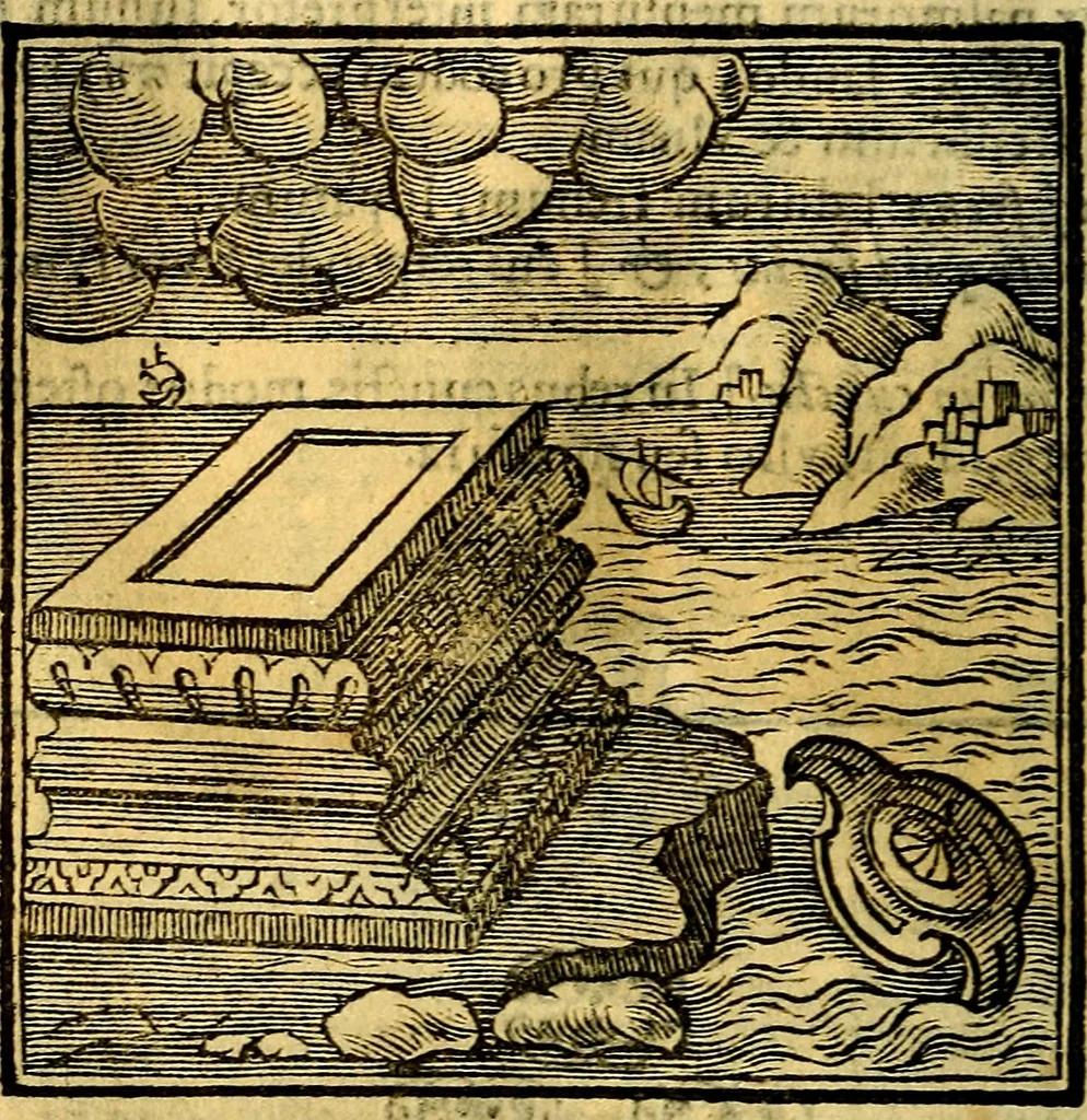 An illustration from Emblemata v. cl. Andreae Alciati : cū imaginibus plerisque restitutis ad mentem auctoris, 1618, leaf 109