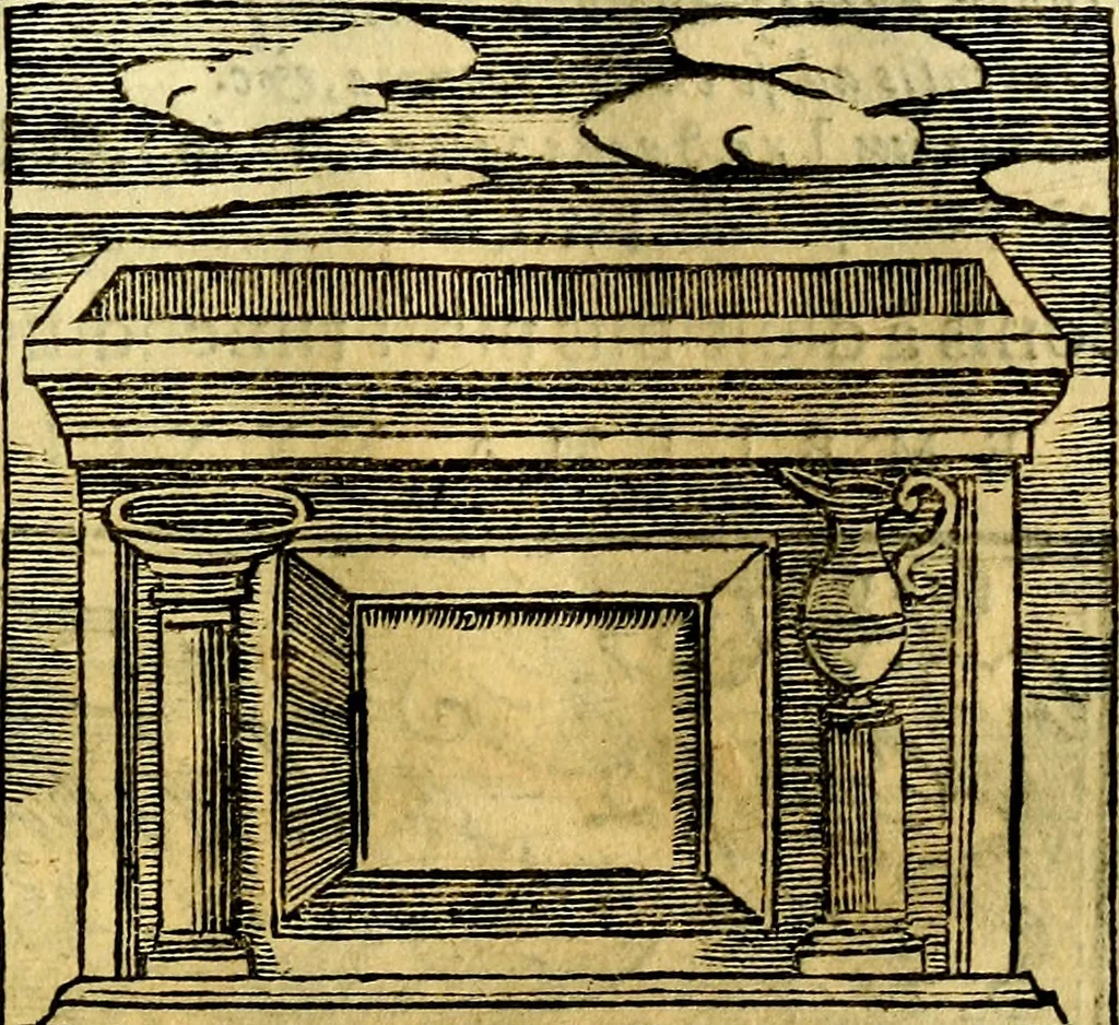 An illustration from Emblemata v. cl. Andreae Alciati : cū imaginibus plerisque restitutis ad mentem auctoris, 1618, leaf 116