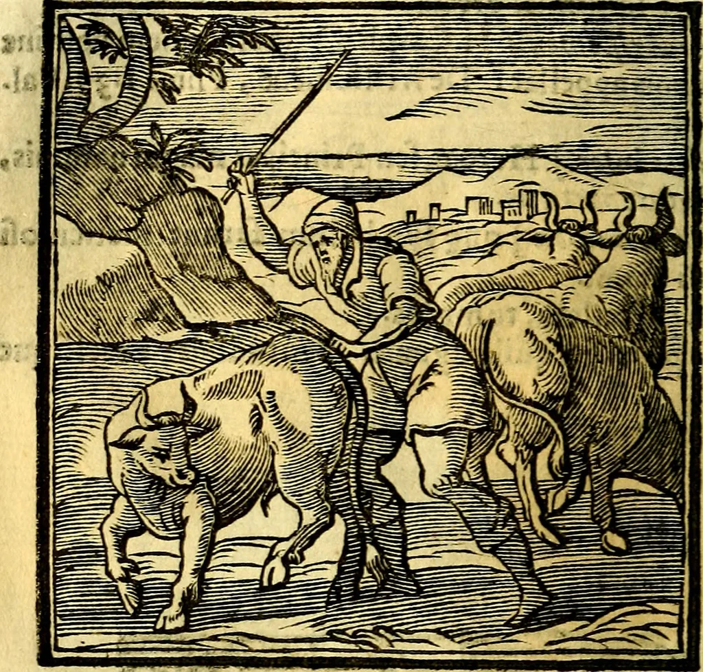 An illustration from Emblemata v. cl. Andreae Alciati : cū imaginibus plerisque restitutis ad mentem auctoris, 1618, leaf 121