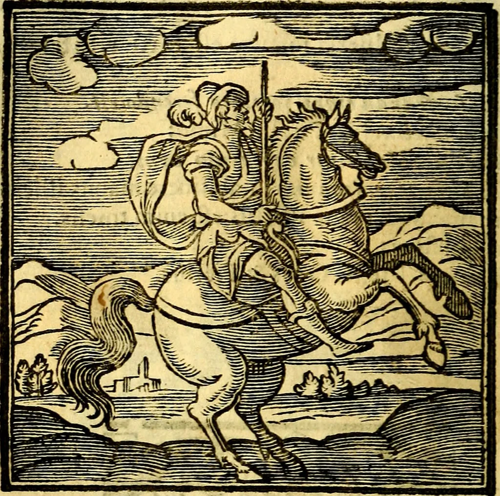An illustration from Emblemata v. cl. Andreae Alciati : cū imaginibus plerisque restitutis ad mentem auctoris, 1618, leaf 123