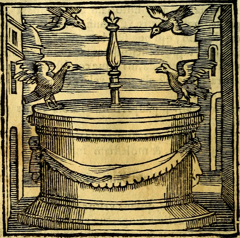 An illustration from Emblemata v. cl. Andreae Alciati : cū imaginibus plerisque restitutis ad mentem auctoris, 1618, leaf 129