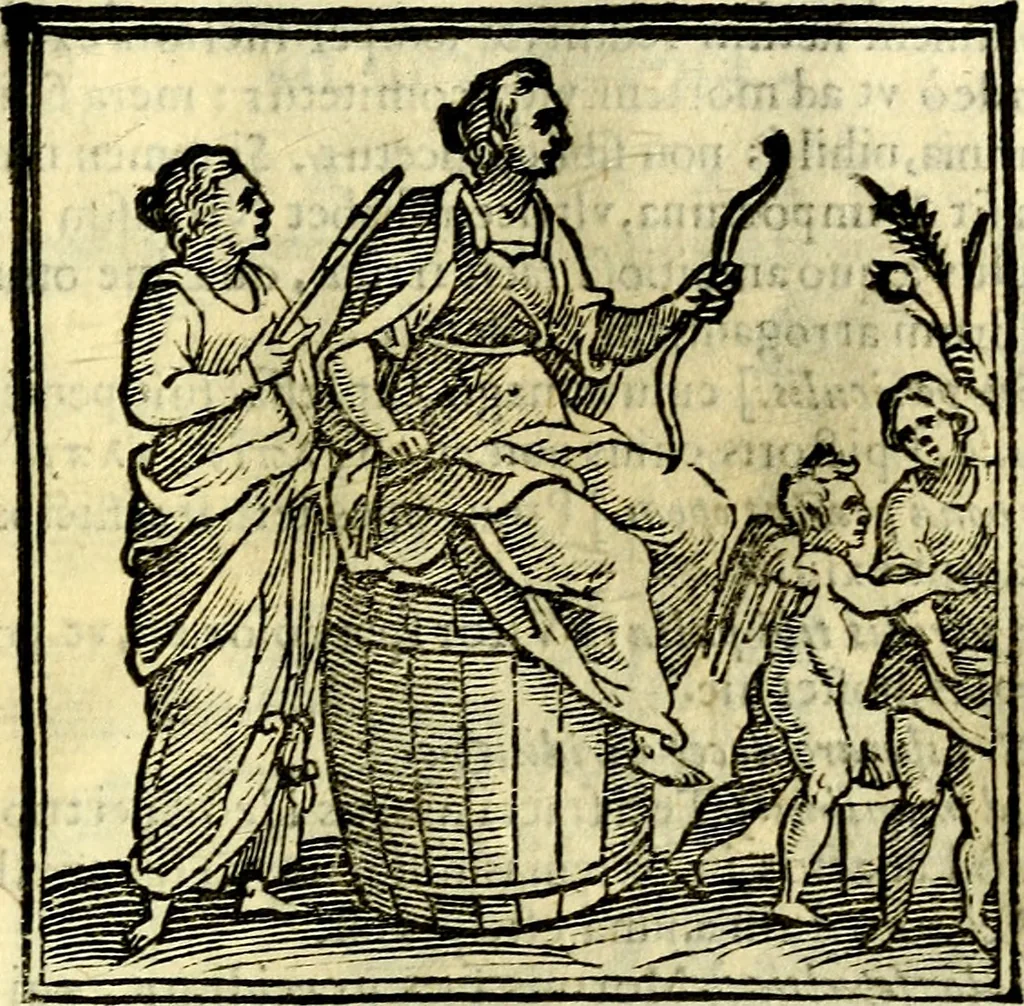 An illustration from Emblemata v. cl. Andreae Alciati : cū imaginibus plerisque restitutis ad mentem auctoris, 1618, leaf 140