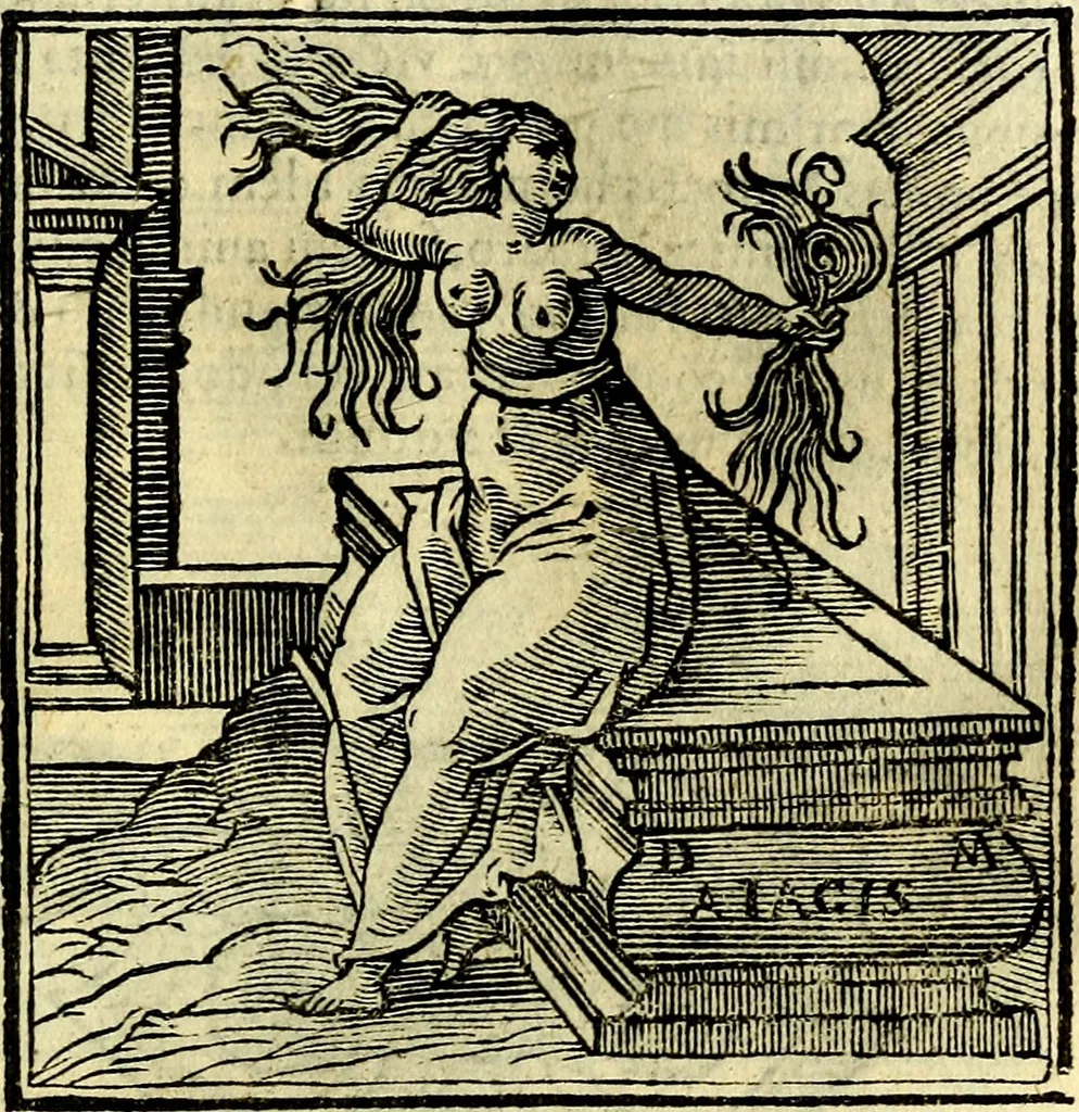 An illustration from Emblemata v. cl. Andreae Alciati : cū imaginibus plerisque restitutis ad mentem auctoris, 1618, leaf 146