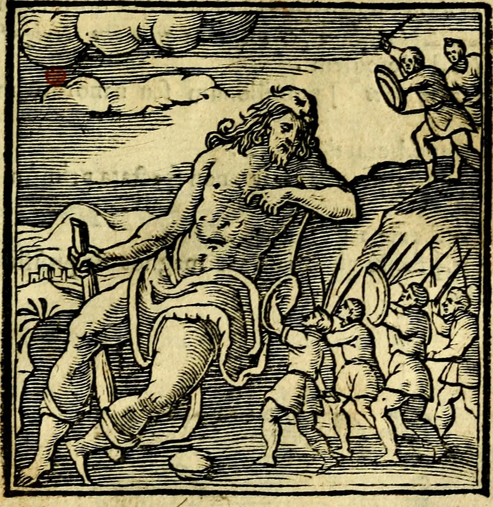 An illustration from Emblemata v. cl. Andreae Alciati : cū imaginibus plerisque restitutis ad mentem auctoris, 1618, leaf 162