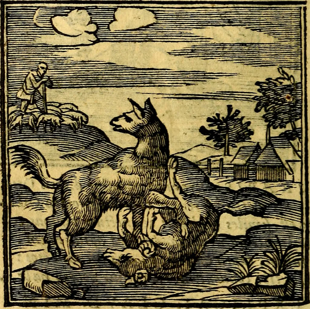 An illustration from Emblemata v. cl. Andreae Alciati : cū imaginibus plerisque restitutis ad mentem auctoris, 1618, leaf 173