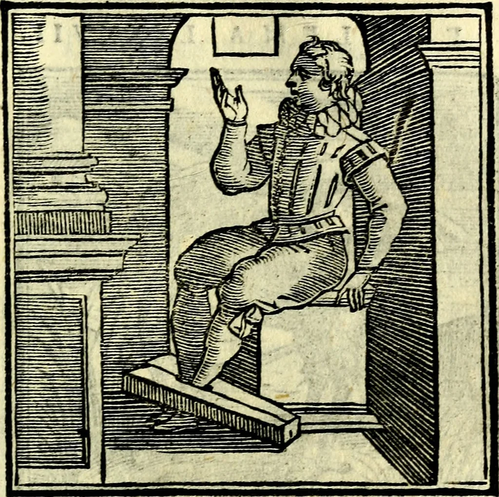 An illustration from Emblemata v. cl. Andreae Alciati : cū imaginibus plerisque restitutis ad mentem auctoris, 1618, leaf 206