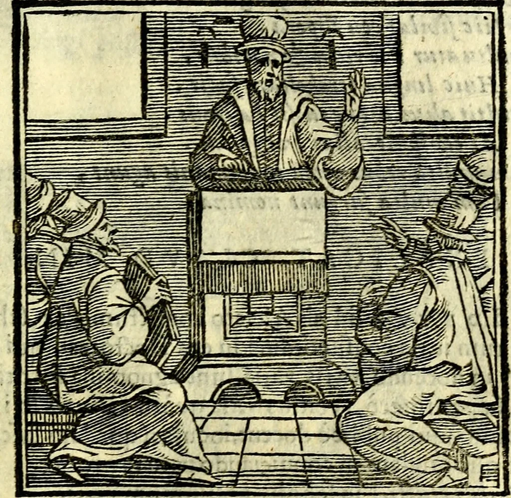 An illustration from Emblemata v. cl. Andreae Alciati : cū imaginibus plerisque restitutis ad mentem auctoris, 1618, leaf 222