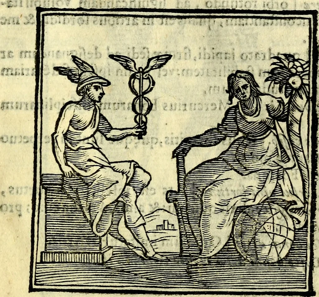 An illustration from Emblemata v. cl. Andreae Alciati : cū imaginibus plerisque restitutis ad mentem auctoris, 1618, leaf 226