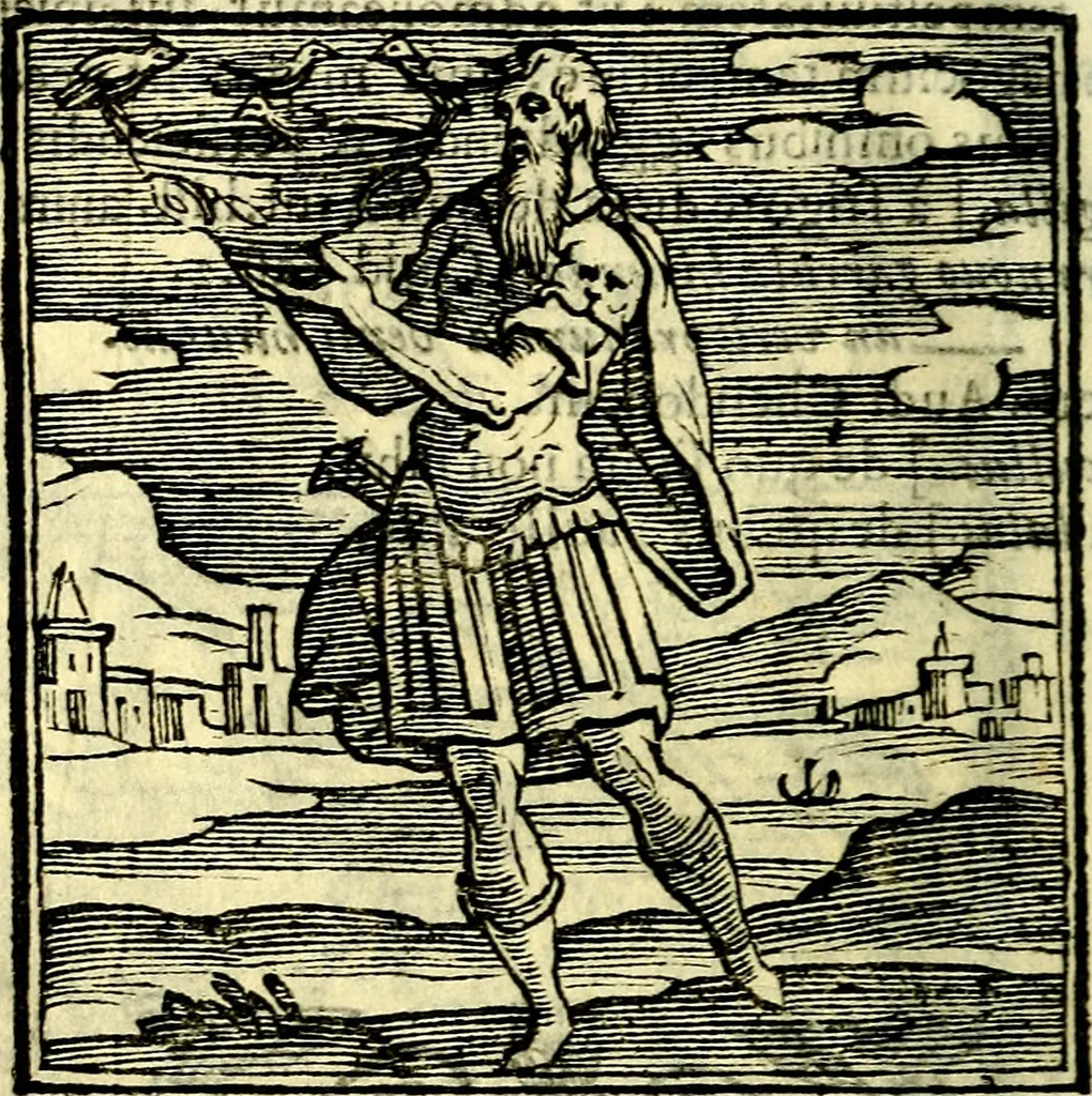 An illustration from Emblemata v. cl. Andreae Alciati : cū imaginibus plerisque restitutis ad mentem auctoris, 1618, leaf 231