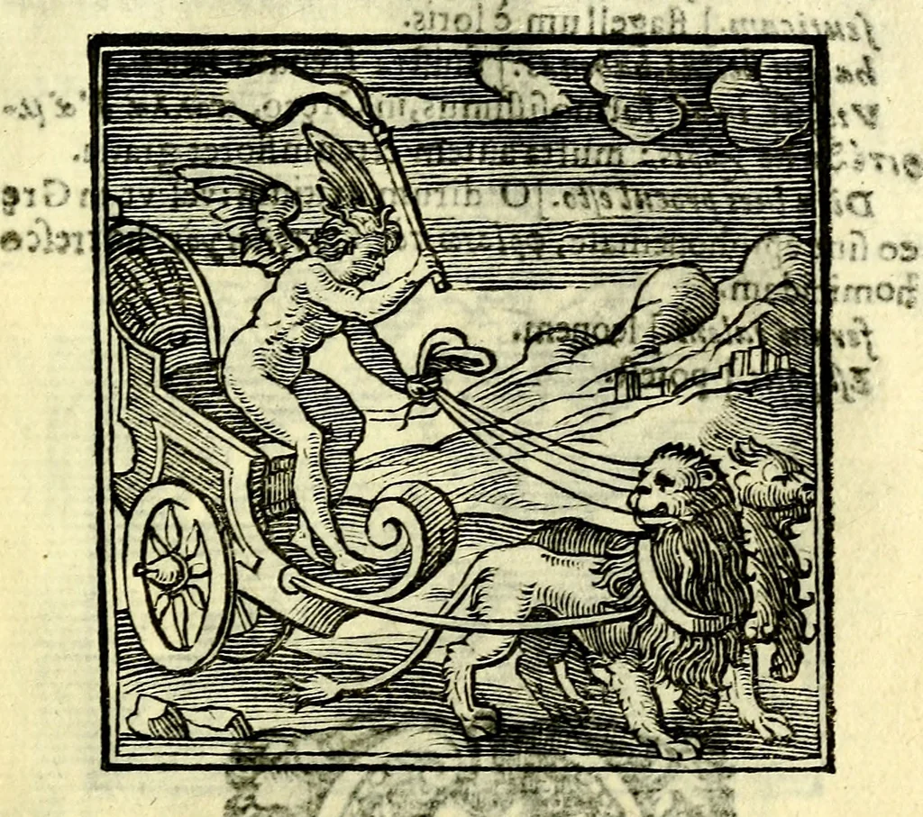 An illustration from Emblemata v. cl. Andreae Alciati : cū imaginibus plerisque restitutis ad mentem auctoris, 1618, leaf 238