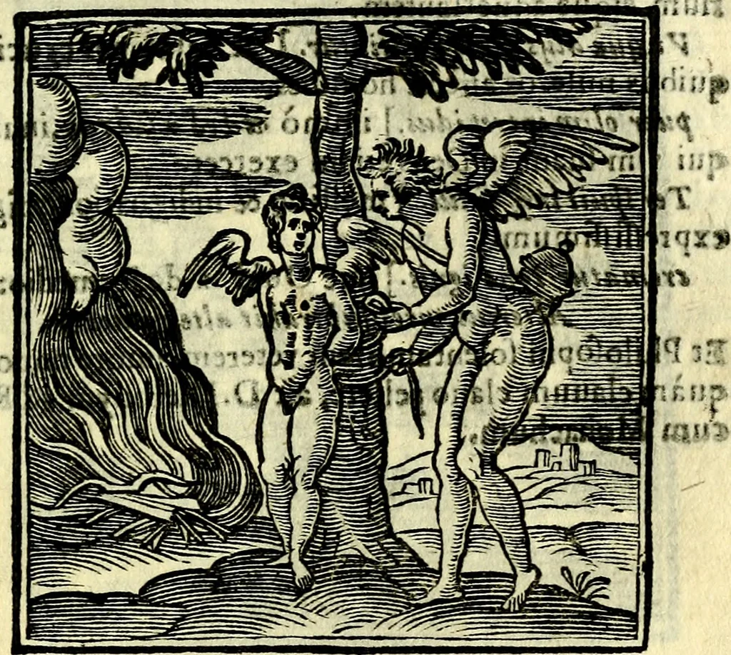 An illustration from Emblemata v. cl. Andreae Alciati : cū imaginibus plerisque restitutis ad mentem auctoris, 1618, leaf 246