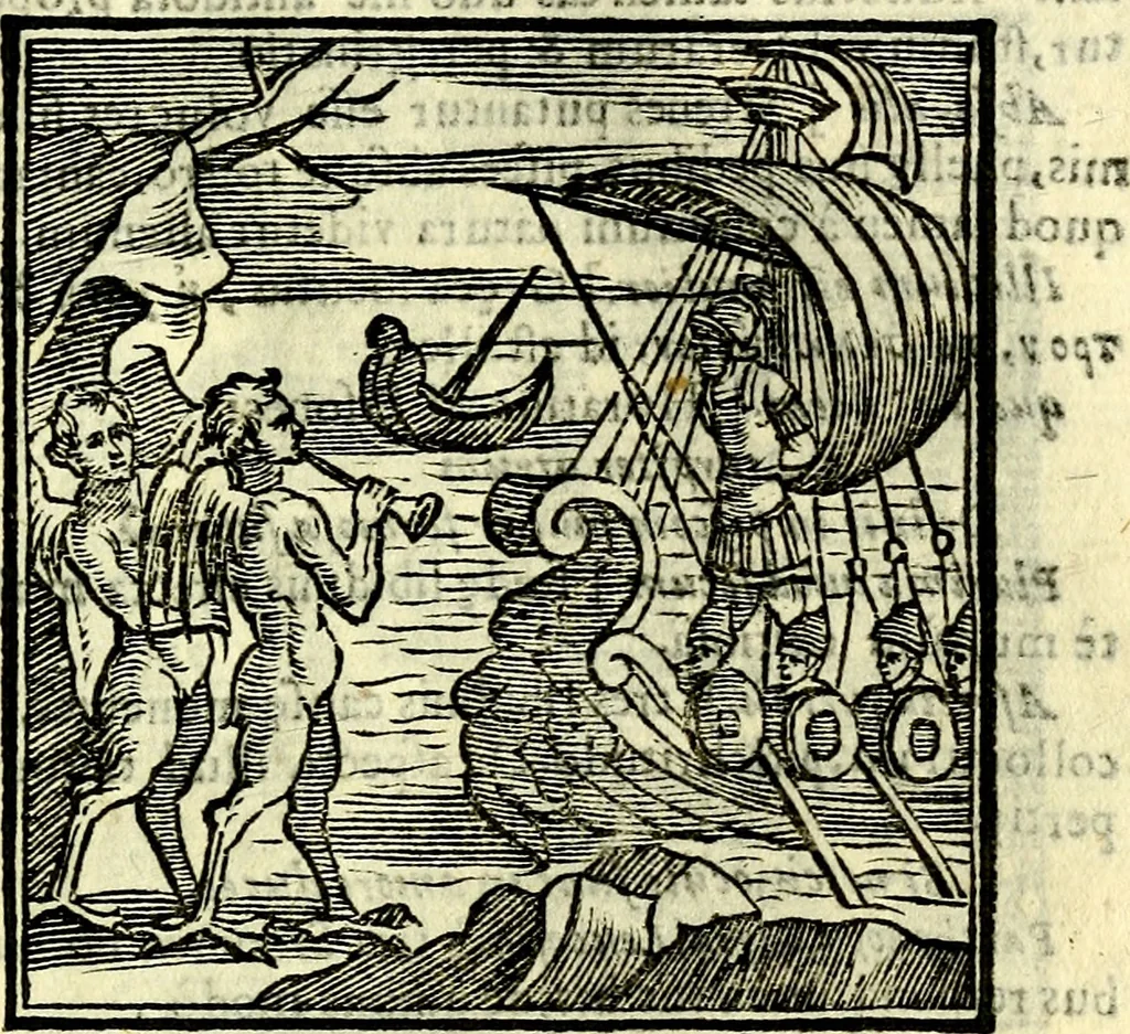 An illustration from Emblemata v. cl. Andreae Alciati : cū imaginibus plerisque restitutis ad mentem auctoris, 1618, leaf 258