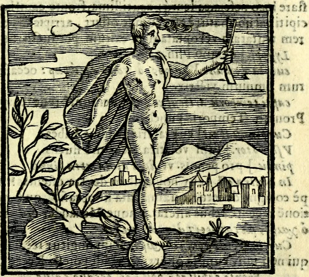 An illustration from Emblemata v. cl. Andreae Alciati : cū imaginibus plerisque restitutis ad mentem auctoris, 1618, leaf 268