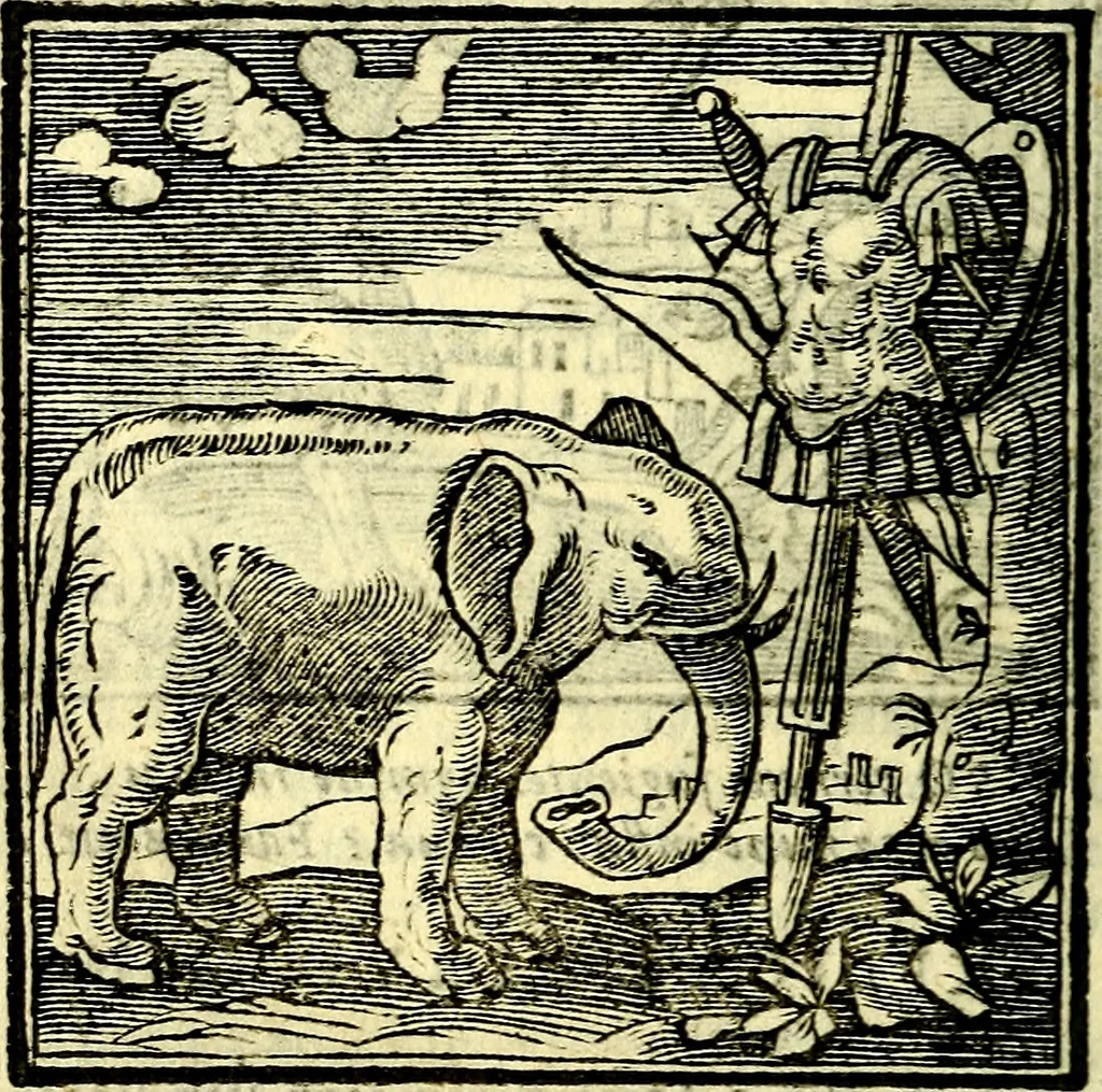 An illustration from Emblemata v. cl. Andreae Alciati : cū imaginibus plerisque restitutis ad mentem auctoris, 1618, leaf 271