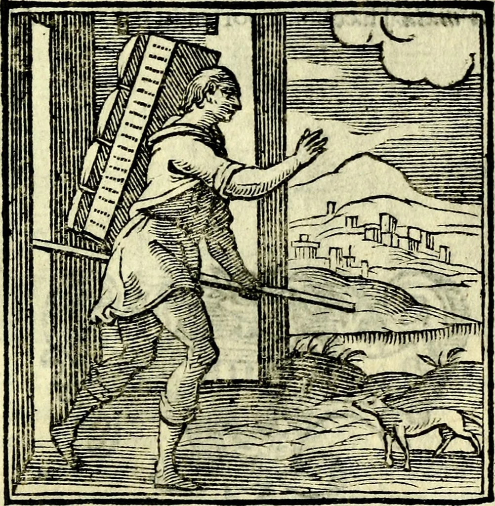 An illustration from Emblemata v. cl. Andreae Alciati : cū imaginibus plerisque restitutis ad mentem auctoris, 1618, leaf 276