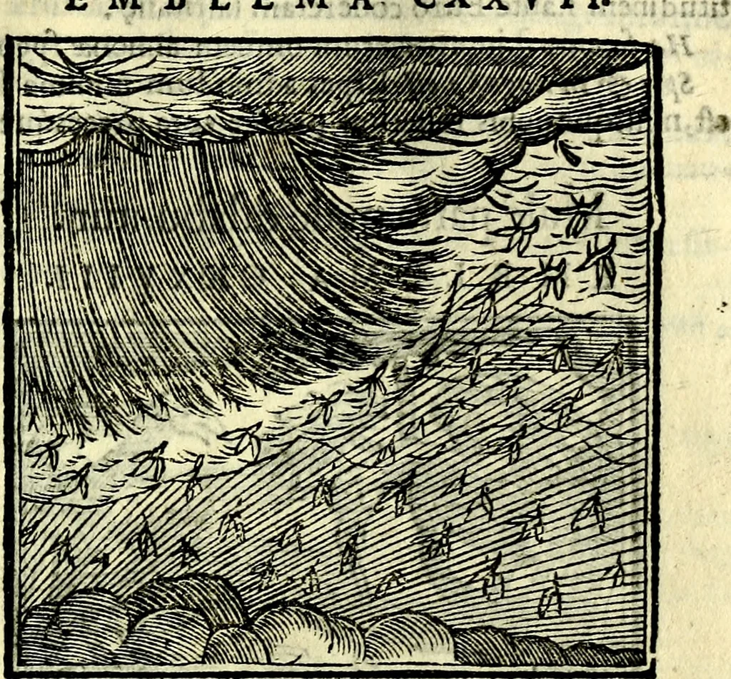 An illustration from Emblemata v. cl. Andreae Alciati : cū imaginibus plerisque restitutis ad mentem auctoris, 1618, leaf 278