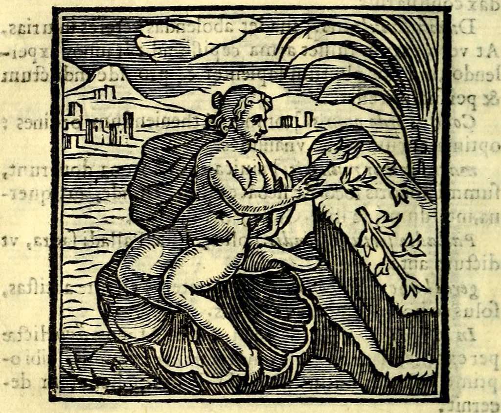 An illustration from Emblemata v. cl. Andreae Alciati : cū imaginibus plerisque restitutis ad mentem auctoris, 1618, leaf 293