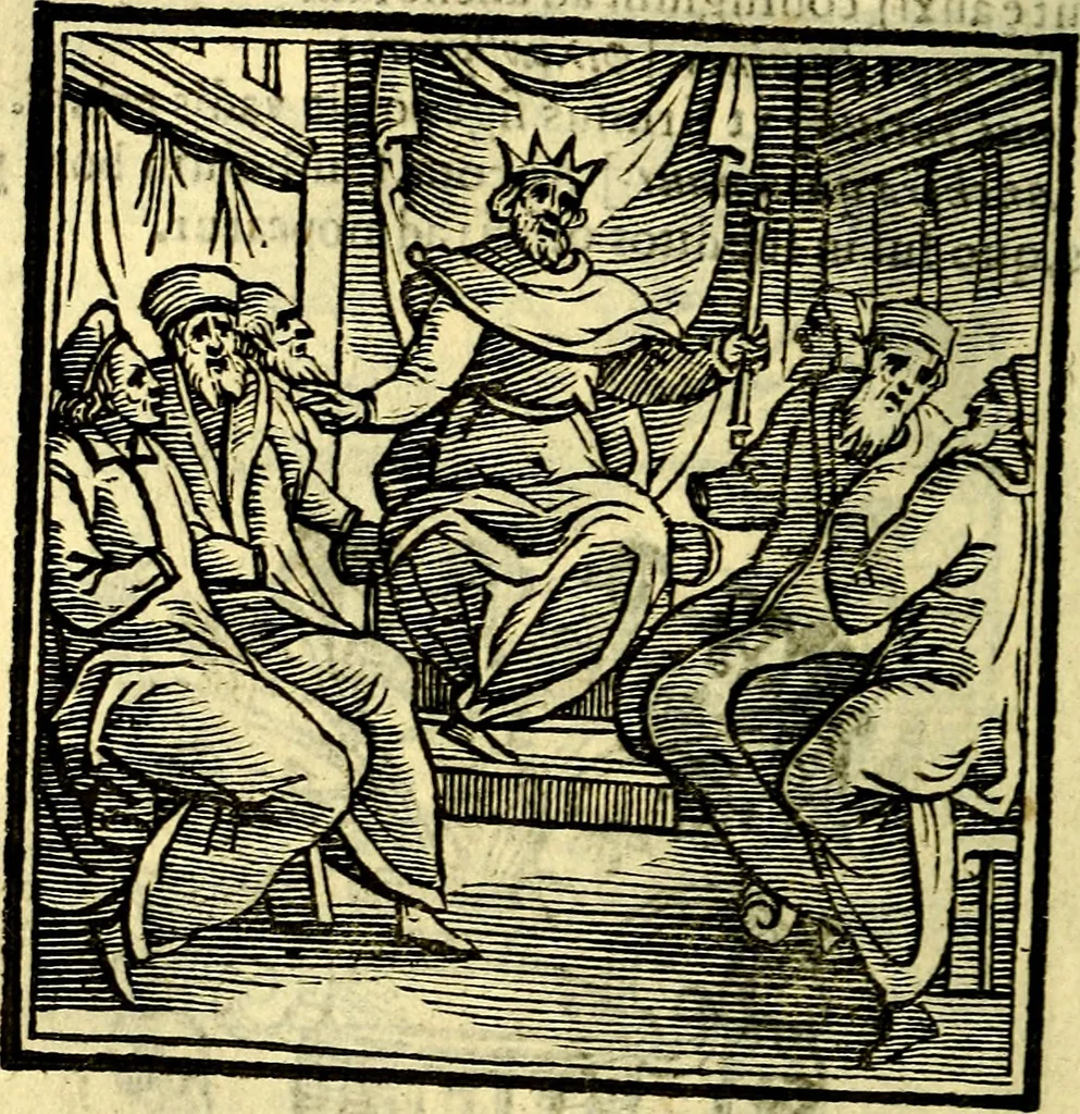 An illustration from Emblemata v. cl. Andreae Alciati : cū imaginibus plerisque restitutis ad mentem auctoris, 1618, leaf 311