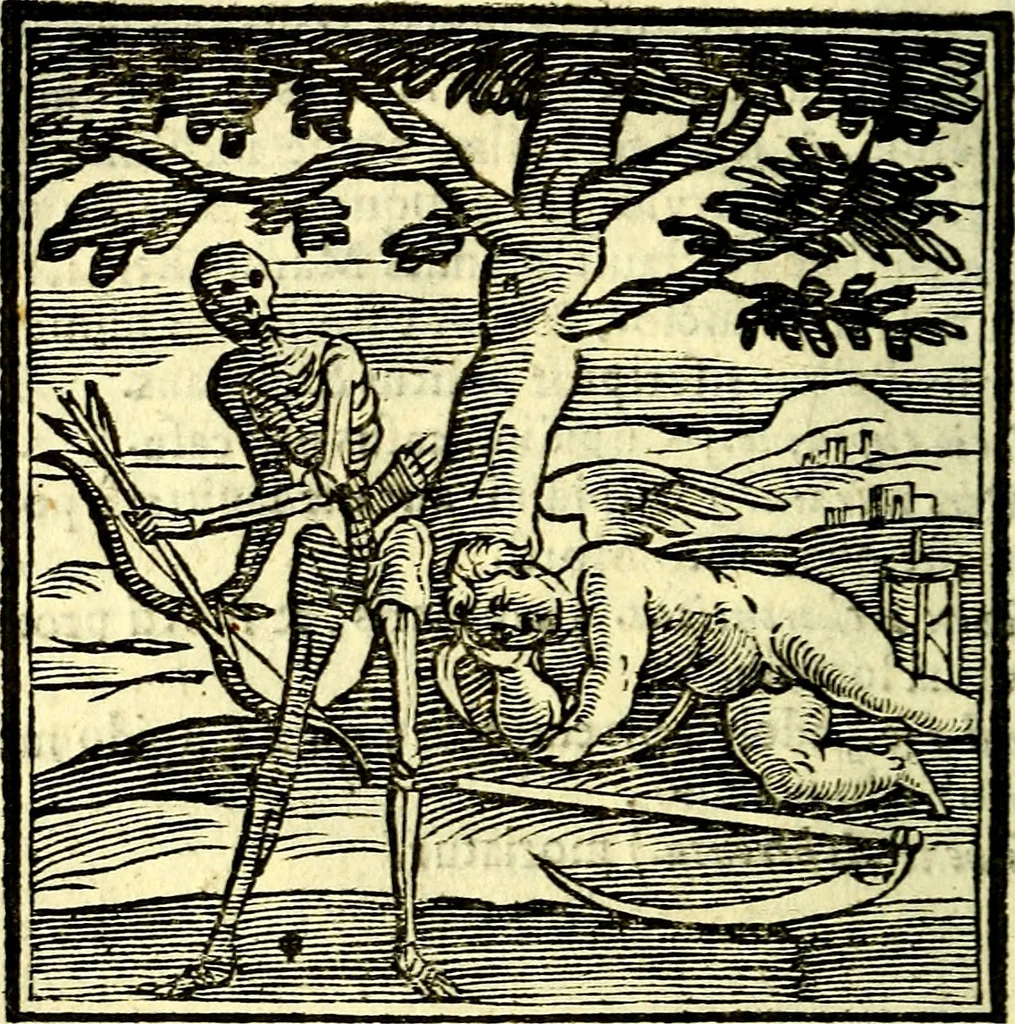 An illustration from Emblemata v. cl. Andreae Alciati : cū imaginibus plerisque restitutis ad mentem auctoris, 1618, leaf 329